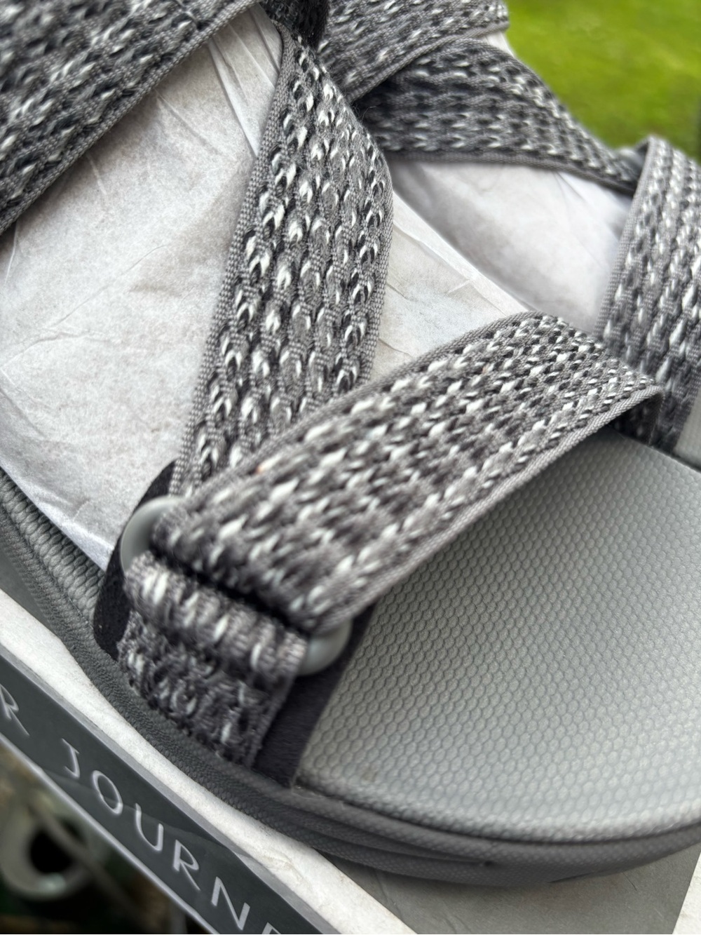 Dansko Rosette gray web strappy comfort sport sandals new in box euro 37 6.5-7 - Picture 10 of 16
